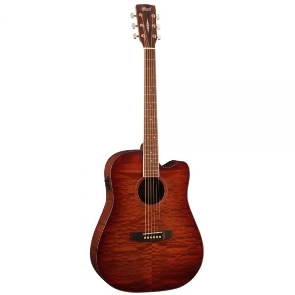 VIOLÃO CORT FOLK TIGRADO AD-890 MBCF
