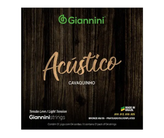ENCORDOAMENTO CAVACO GIANNINI ACUSTICO T.L - GESCLA