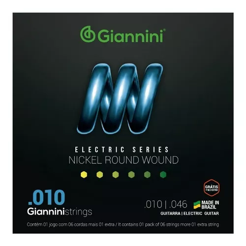 ENCORDOAMENTO GUITARRA GIANNINI