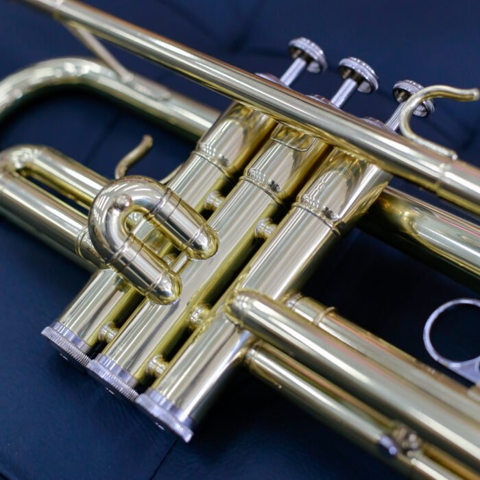 TROMPETE Bb LAQUEADO DOMINANTE COM CASE - Imagem 3
