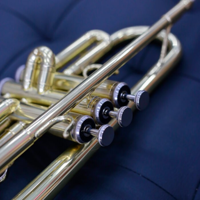TROMPETE Bb LAQUEADO DOMINANTE COM CASE - Imagem 2
