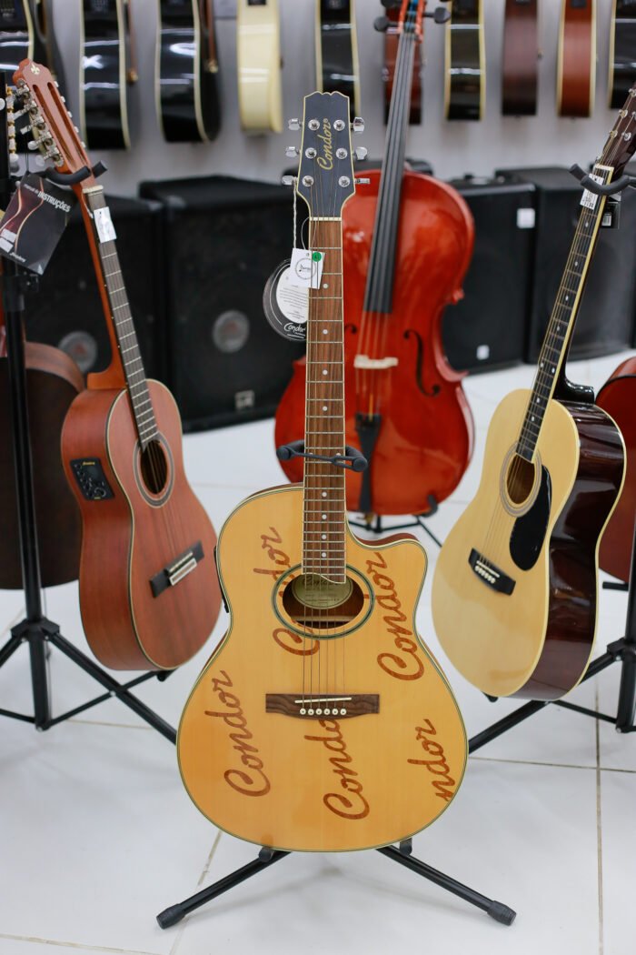 VIOLÃO CONDOR FOLK FLAT NATURAL CS-85 NAT