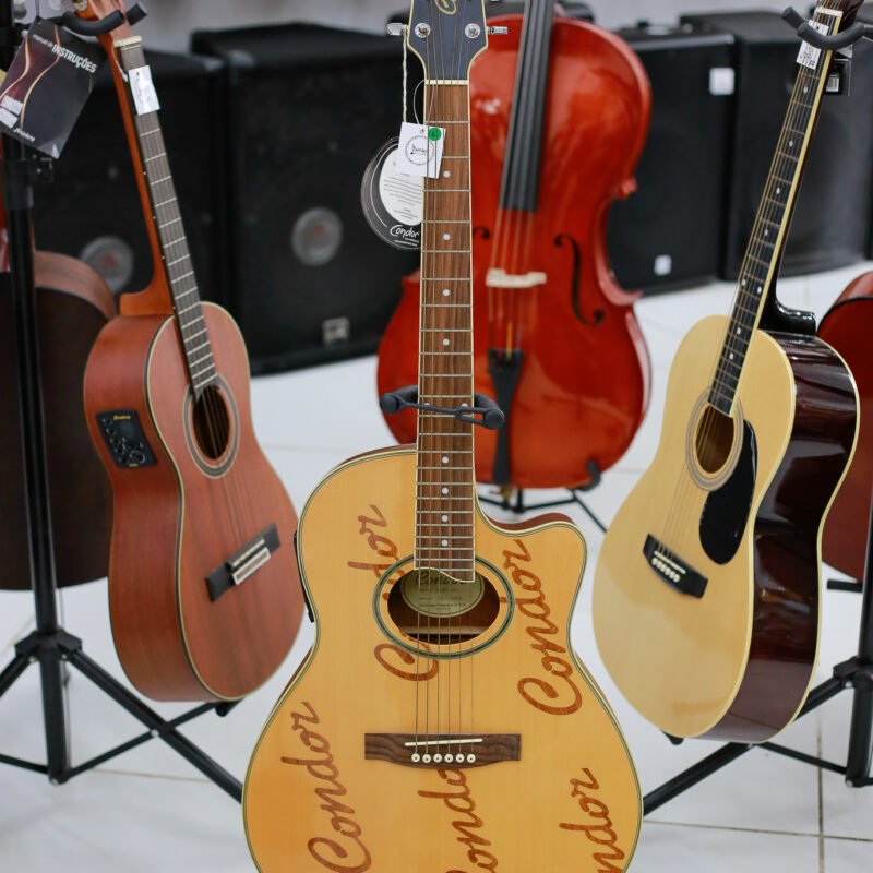 VIOLÃO CONDOR FOLK FLAT NATURAL CS-85 NAT