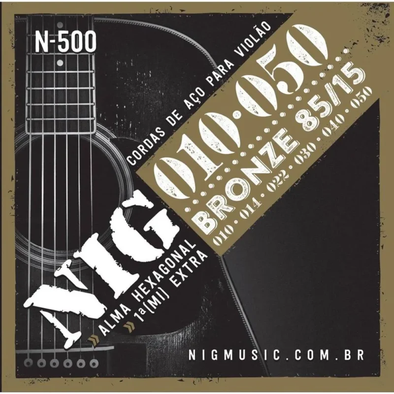 ENCORDOAMENTO VIOLÃO NIG AÇO 010