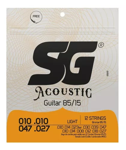 ENCORDOAMENTO VIOLÃO SG 12C. AÇO