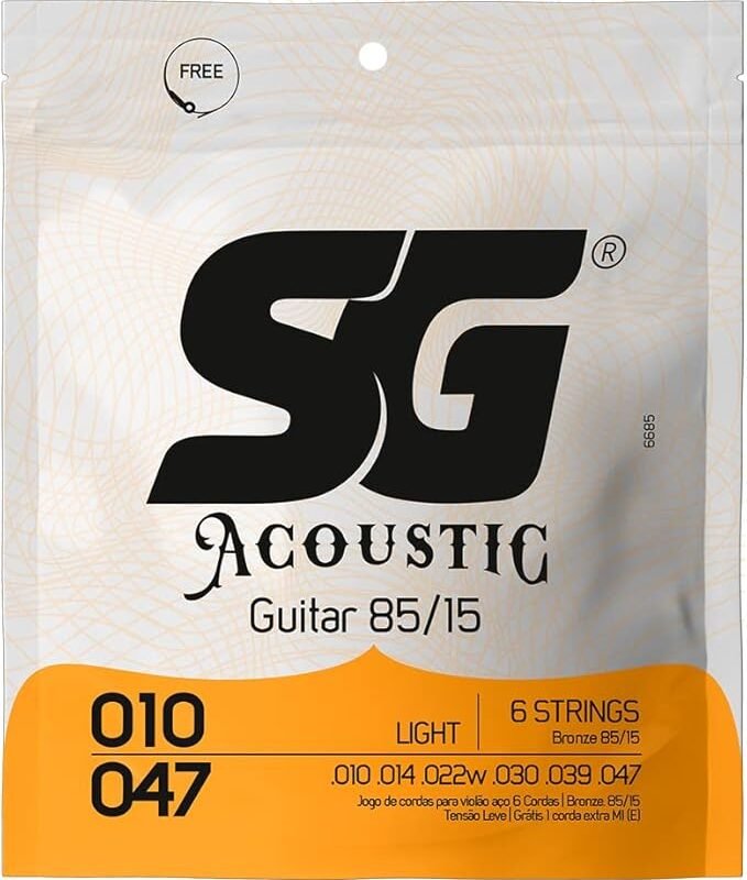 ENCORDOAMENTO VIOLÃO SG B AÇO