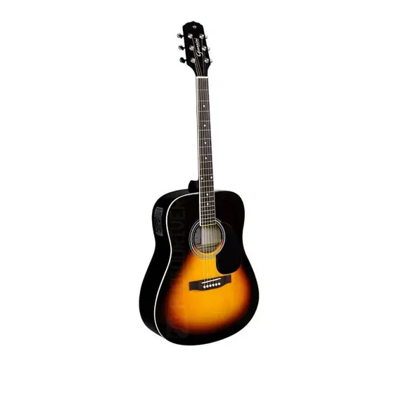 VIOLÃO GIANNINI FOLK PERFORMANCE SUNBURST - GD1EQVSB