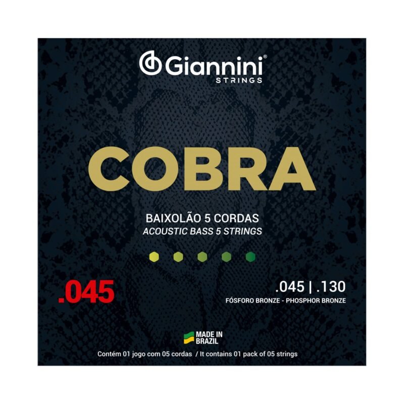 ENCORDOAMENTO BAIXOLÃO GIANNINI COBRA 5C. 045 - GEEDASF5