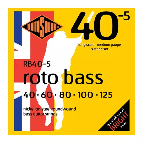 ENCORDOAMENTO BAIXO ROTOSOUND 5C. 040 - RB40-5