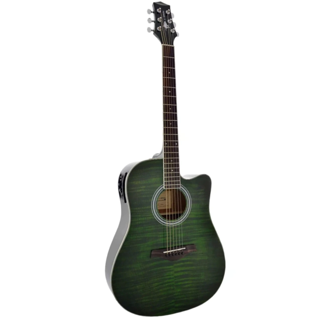 VIOLÃO J.WHITE FOLK VERDE - AHDO 1EQT GL