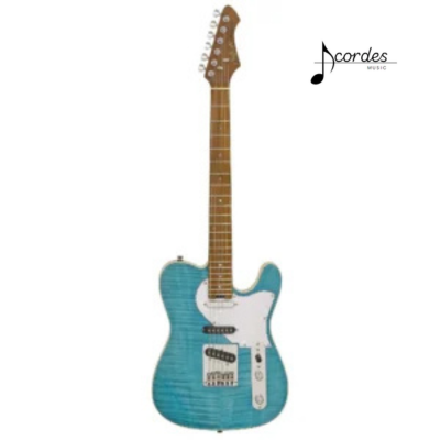 Guitarra Aria Pro 2 615-MK2  Tele Turquoise Blue