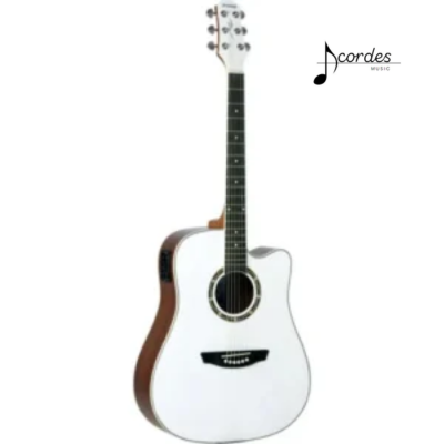 Violão Strinberg CD40 Aço Eletroacústico White Sparkle