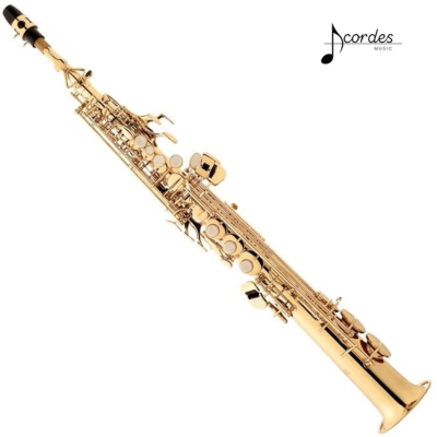Saxofone Soprano Afinação Sib Dourado - Zellmer ZSS-600L