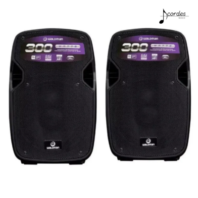 Kit Caixa de 10'' Ativa e Passiva Waldman FK-300X