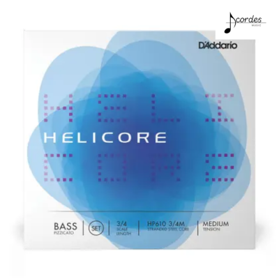 Encord Baixo Acustico D'Addario Helicore Pizzicato HP610 3/4M