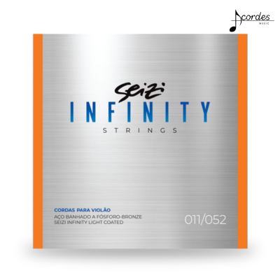 Encordoamento para Violão Seizi Infinity Light Coated 011 – Aço
