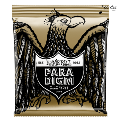 Encordoamento para Violão Earnie Ball Paradigm Light 80/20 Bronze Acoustic 011-052