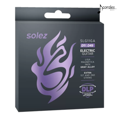 Encordoamento para Guitarra Solez SLG11 GA 0.011
