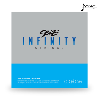 Encordoamento para Guitarra Seizi Infinity Extra Light Coated 010-046